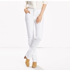 Levi’s Jeans | Levi's 505 Classic Straight Women’s Jeans | White | Size 12 |